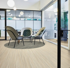 Forbo Marmoleum Striato Textura 5253 bleached gold фото 2 | FLOORDEALER